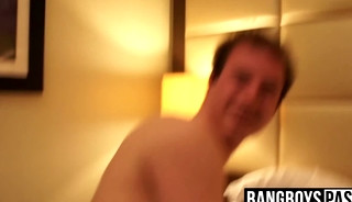 Jock has his ass creampied after deep and raw penetration