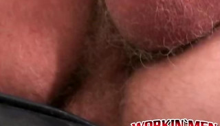 Stunning mature hunk masturbates his big rock hard cock