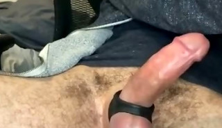 Guy Jacking Off With Alot Of Pre-cum