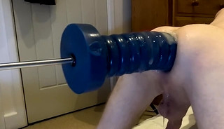 Big Blue Bumps Work a Hole