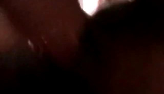 Young fat guy cums in black mature's mouth after intense bareback action