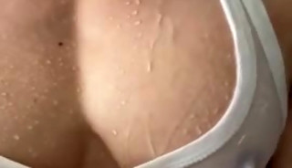 Come watch he let it all out in the shower.