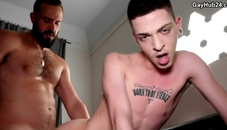 Brazilian massive bareback cock for greedy hole american