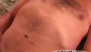 Mature man with small hairy cock masturbates and cums on cam