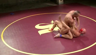 Muscle Jocks Jessie Colter And Mitch Vaughn Battle It Out In A Sweaty Wrestling Showdown