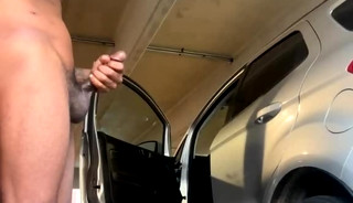 Naked Parking Garage Stroker (SexyRockstar)