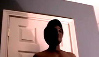 Black Amateur With Huge Cock Masturbates And Jizzes With Pride