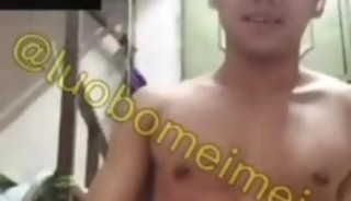 Chinese boy cumshot