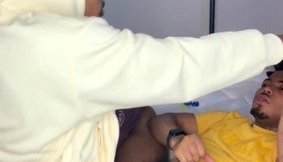 Hairy Verbal Bottom taking Long Dick like a Champ