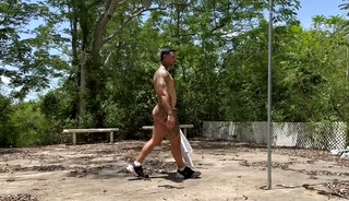I Get so Horny Walking in the Woods Naked with My Dick Locked and Then Get Home and Destroy My Hole