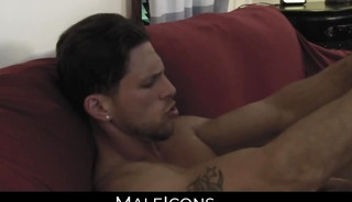 Hunks Roman Todd and Billie Ramos's intense dick riding session