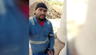 Before Heading Home, the Worker Gets a Quickie at the Construction Site.