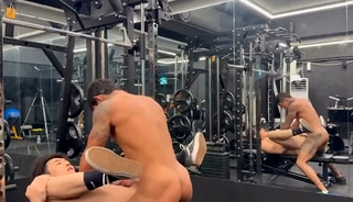 In the gym