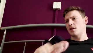Felix masturbating and can't stop cumming!