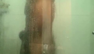 I took a nice shower and in the end I came like a horse. COMPLETE IN SHEER/RED