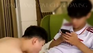 Asian Boy Big Cock Blowjob