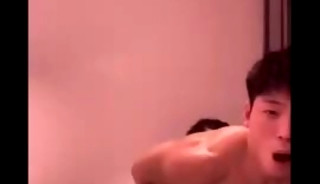 Two cute fit asian guys - barebacking