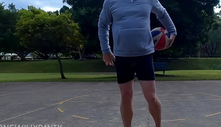Straight guy head out with his cock out in public flashing.