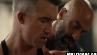 Nick Fitt worships daddy Drew Sebastian with mouth and hole