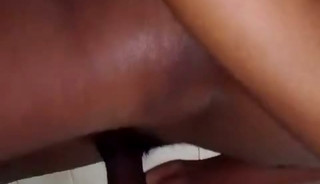Fucked in the washroom. Big ass and big tits.