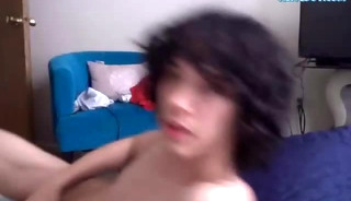 pretty boy stroking his cock