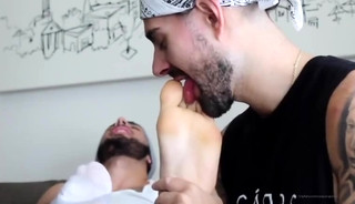 Arab hot guy feet fetish and cumshot
