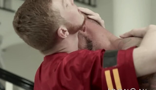 Stepdad Michael Roman wrecks Zach Covingtons mouth and ass