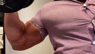 Airon Muscle Ripping the shirt brutally