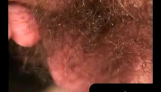 Older dude strips and tugs his big cock until he cums hard