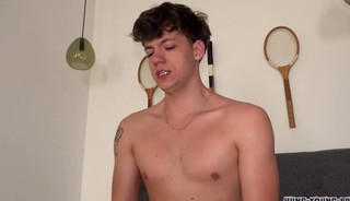 TWINK FINGERS CUM INTO ADORABLE BOYFRIEND