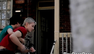 Twink sucks his man off before taking his dick balls deep