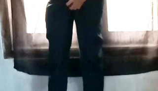 I saw my friend masturbation cock