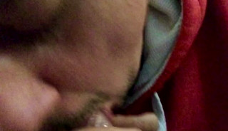 Sucking Black Cock After Work