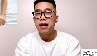 This Vietnamese guy teach you about sex and shows off his cock
