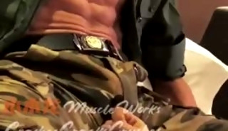Gay Muscular Horny Masturbation