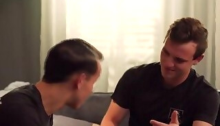 Scott Finn and Des Ires had fun in the couch