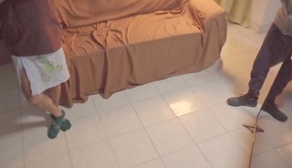 TV repairman seduced at home