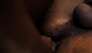 Amateur African gayboi barebacked by BF in skinny asshole
