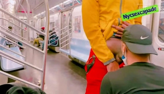 NycSexCapade - Fucking while people on train
