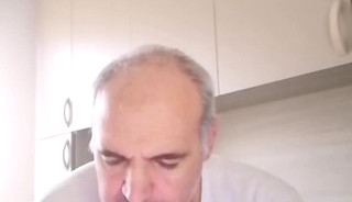 I Lick My Cum Covered Finger and Piss After the Handjob