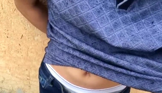 Masturbation in public and nervous that someone might see us!