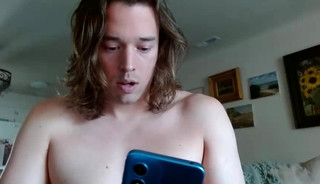 Flashing Big Boner with Precum Leak