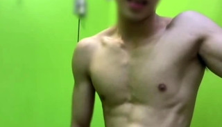 Tele - Handsome Pinoy cumshot