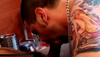 Sleazy Hairy Tatted Trailer Trash Fuck raw RedneckStuds