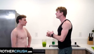 Little Stepbrother Eric Charming Cums While Riding Stepbrother's Morning Wood - BrotherCrush