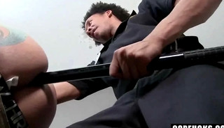 Officer Tommy Bluezz fucks Latin shoplifter Matthew Grande