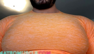 Countdown to Cum: Flexing Hard in Compression Shirt
