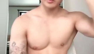 Korean big boy handjob