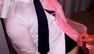 Japanese Salaryman Got Teased And Edged By His Senpai