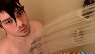 Muscled Dude Chad Turner Loves A Solo Wanking Session In The Shower